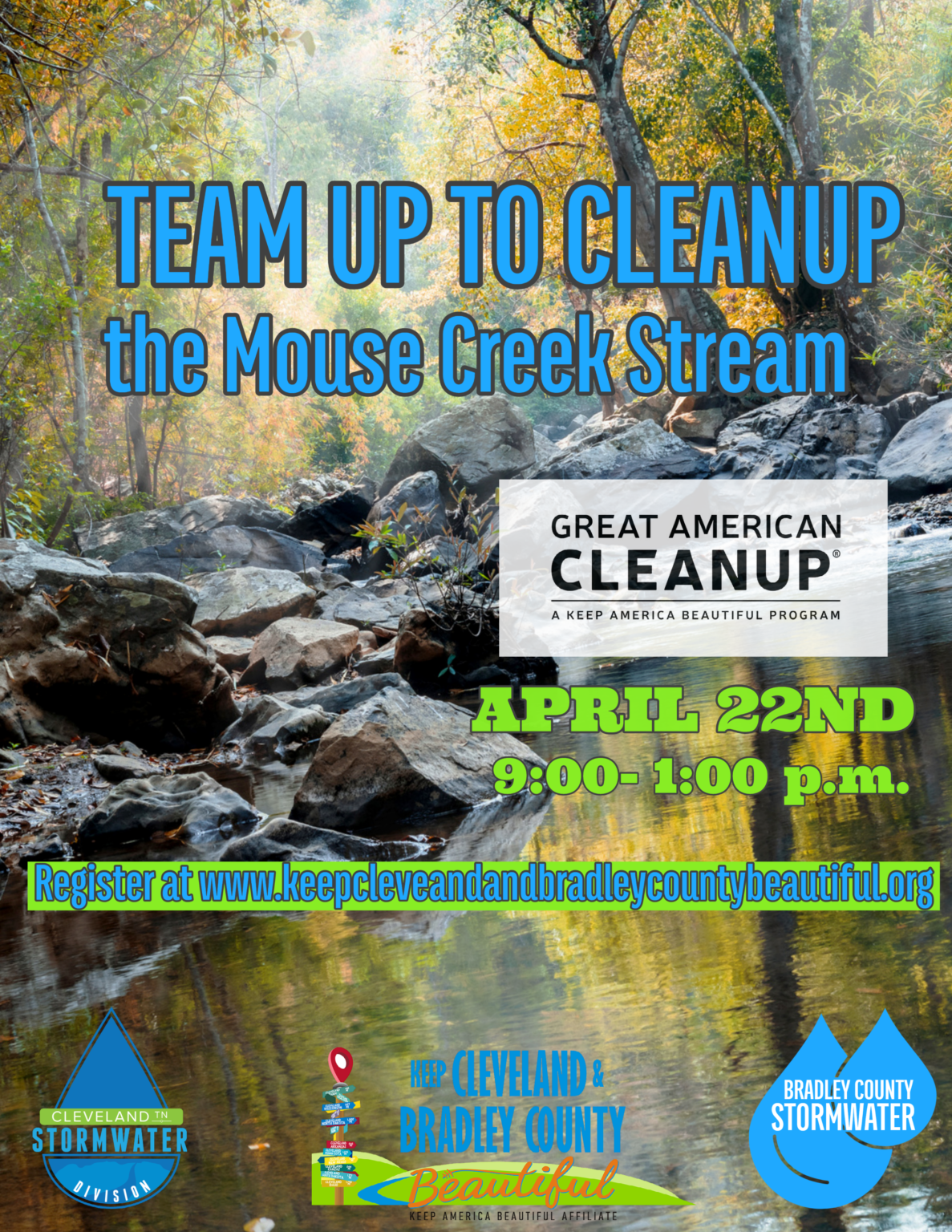 TEAM UP STREAM CLEANUP WEB